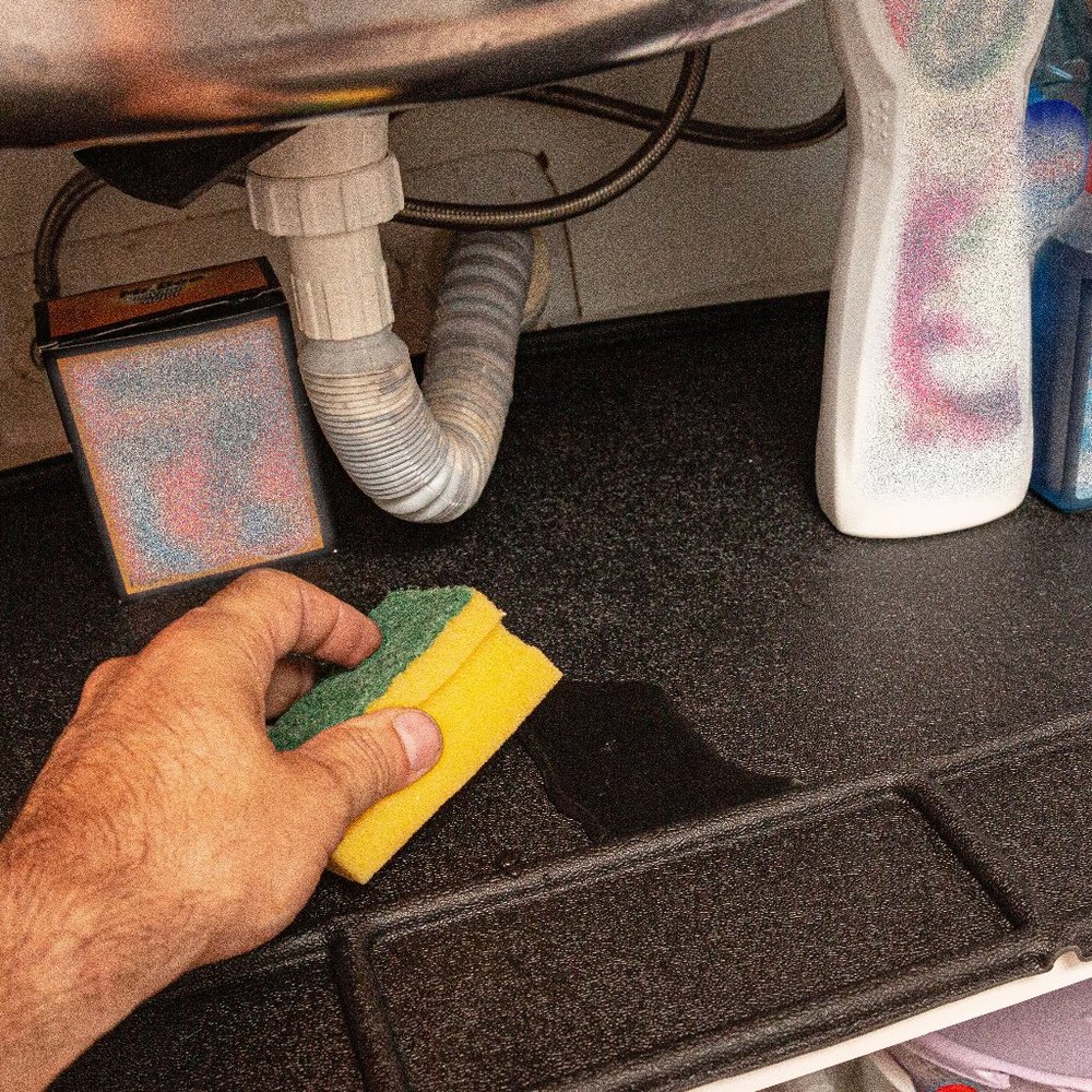 Under The Sink Mat Waterproof Mat- Rubber Mat, Kitchen Sink Mats, Under Sink